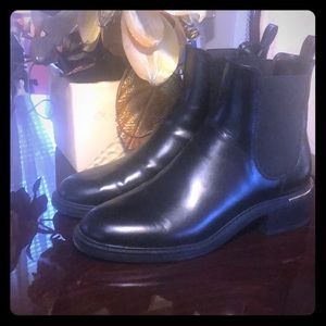 Zara black ankle boots